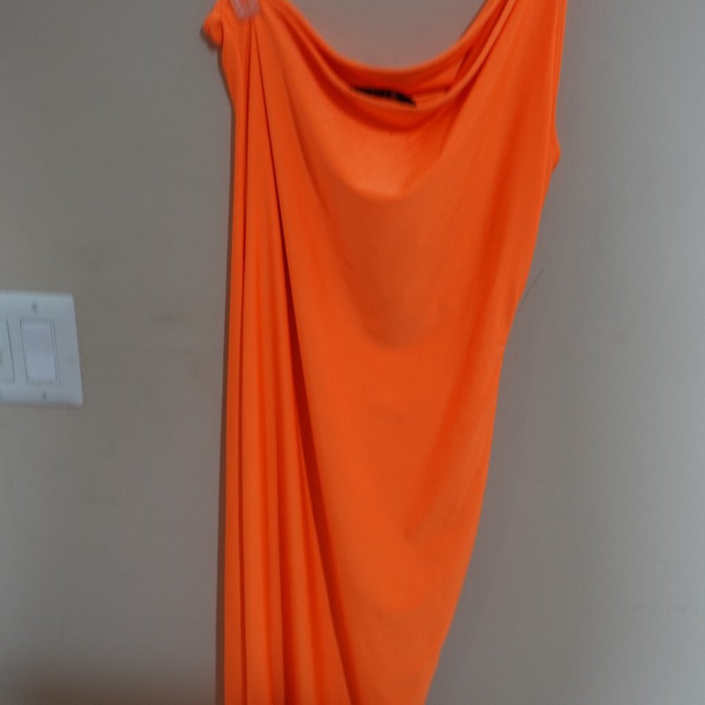 CBR Neon One Shoulder Dress